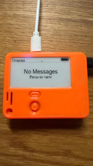 Empty message inbox on the client device