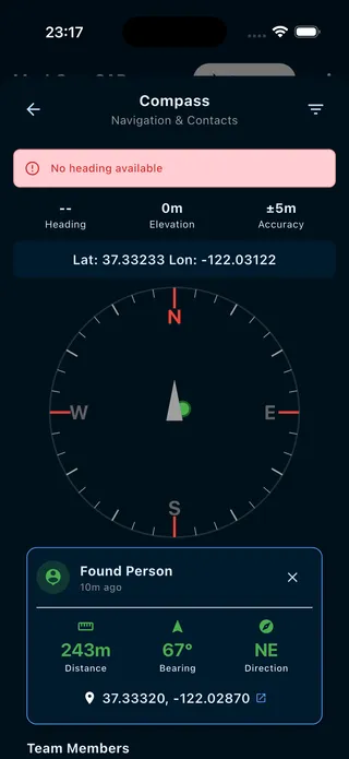 Compass view
