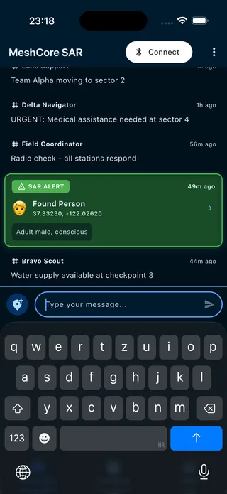 SAR alerts feed